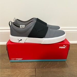 PUMA El Rey II Slip On Shoes in Ultra Gray and Black